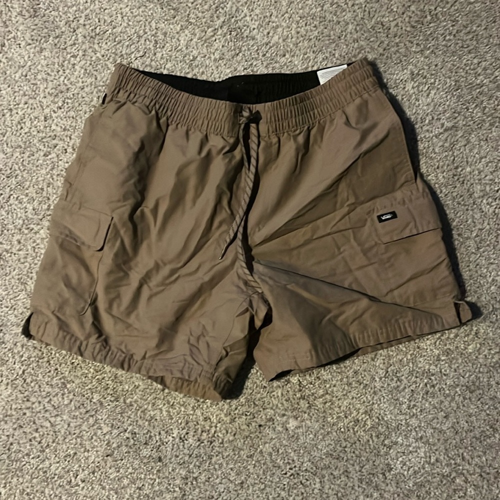 Vans kaki cargo shorts